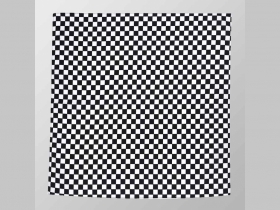 Šatka SKA šachovnica čiernobiela , rozmery 52x52cm  materiál 100%bavlna